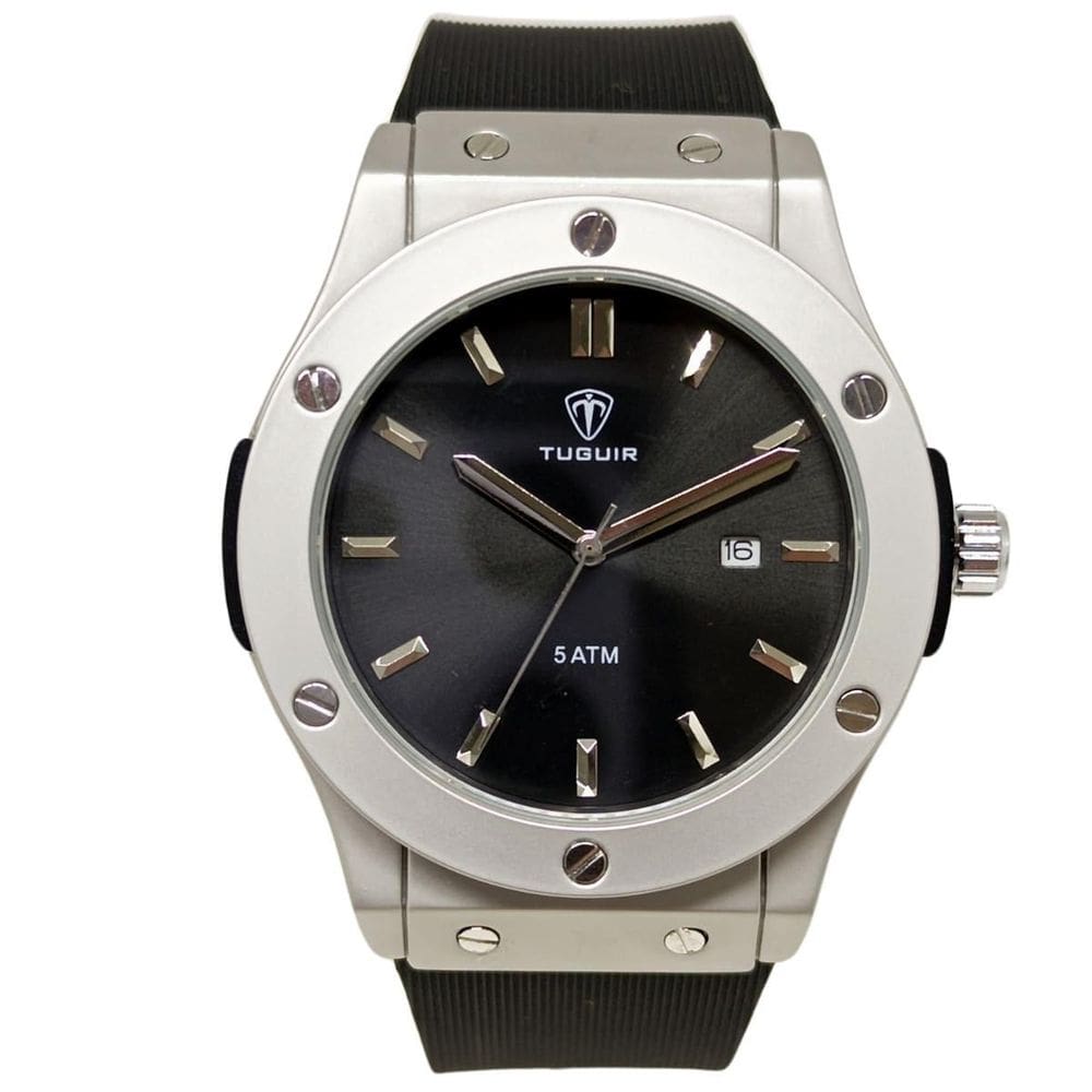 Relógio Masculino Tuguir Analógico 9168C Prata