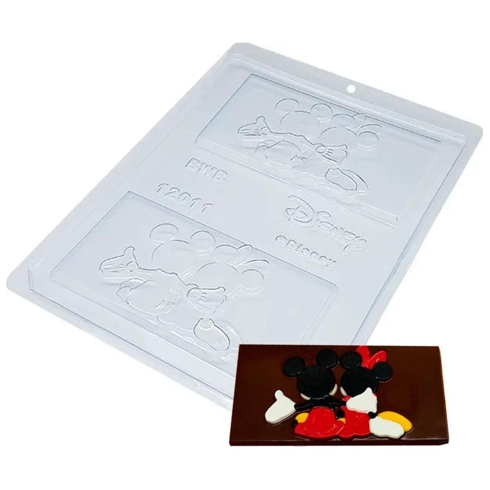MP - 10Un Formas Acetato Mickey E Minnie Abra