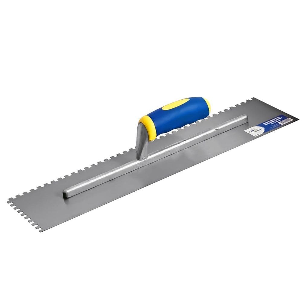 Desempenadeira Grande 48 X 12Cm Aço Dentada 6Mm
