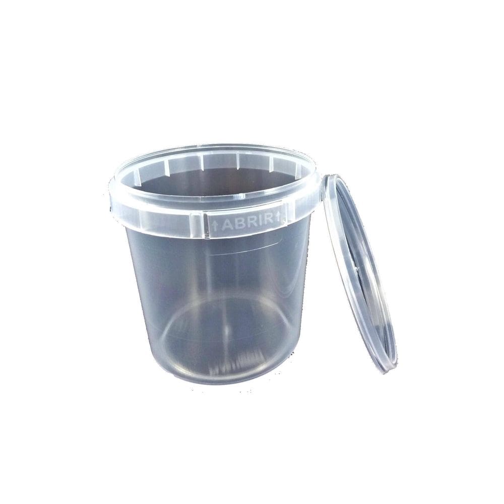 Pote Redondo C/Lacre 220Ml C/10Plastilania