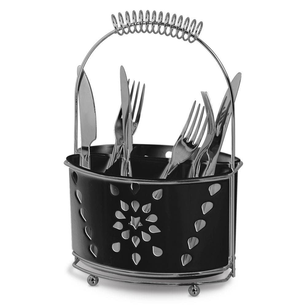 Porta Talher Mimo Duplo Com Alça Preto