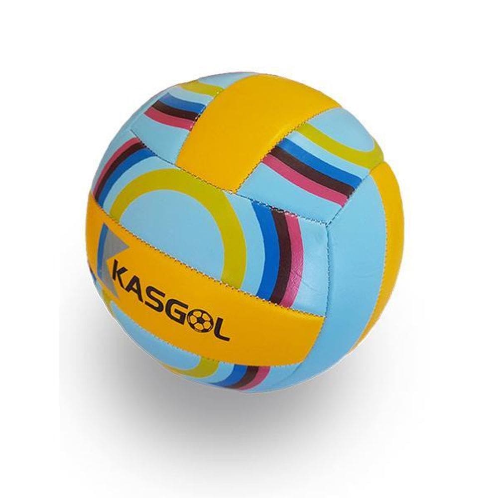 Bola De Voleibol Azul E Amarelo Oficial Quadra/Praia Kasgol