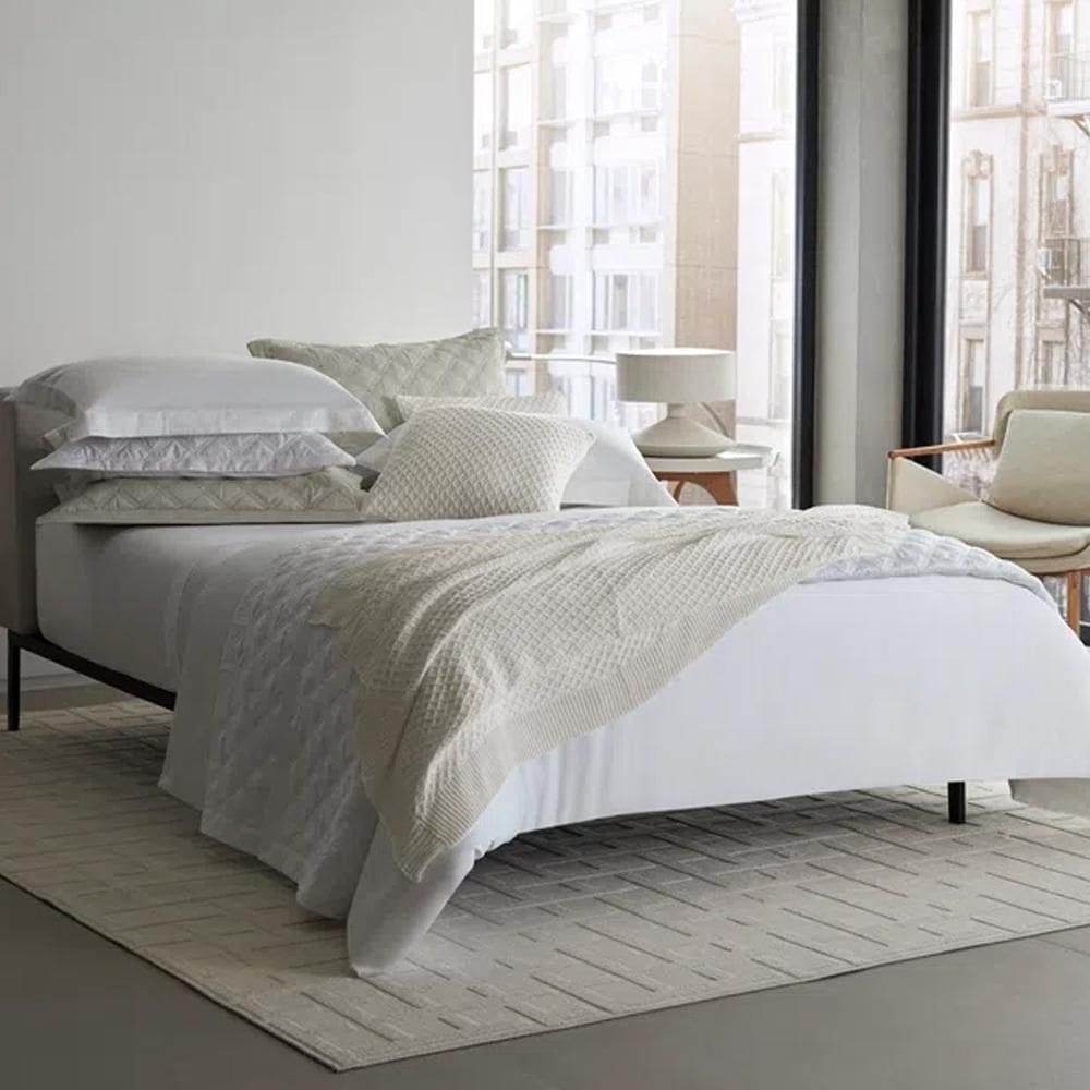 Jogo De Cama King Size The East V Bege 300Fios Algodão