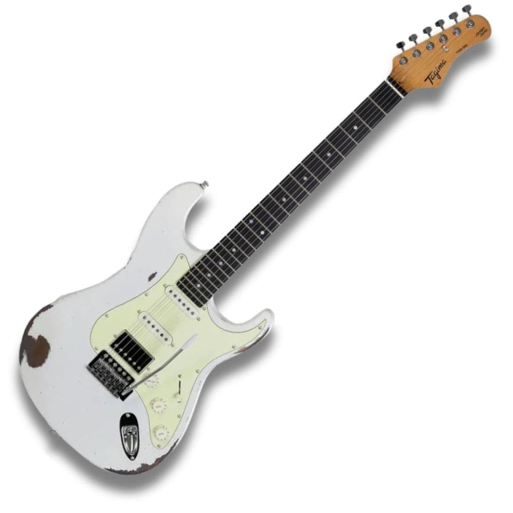 Guitarra Tagima Strato Tga580 Ow Hss Relic Olympic White