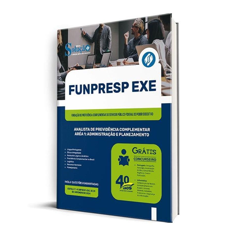Apostila Funpresp Exe 2025 Analista Previdência Complementar