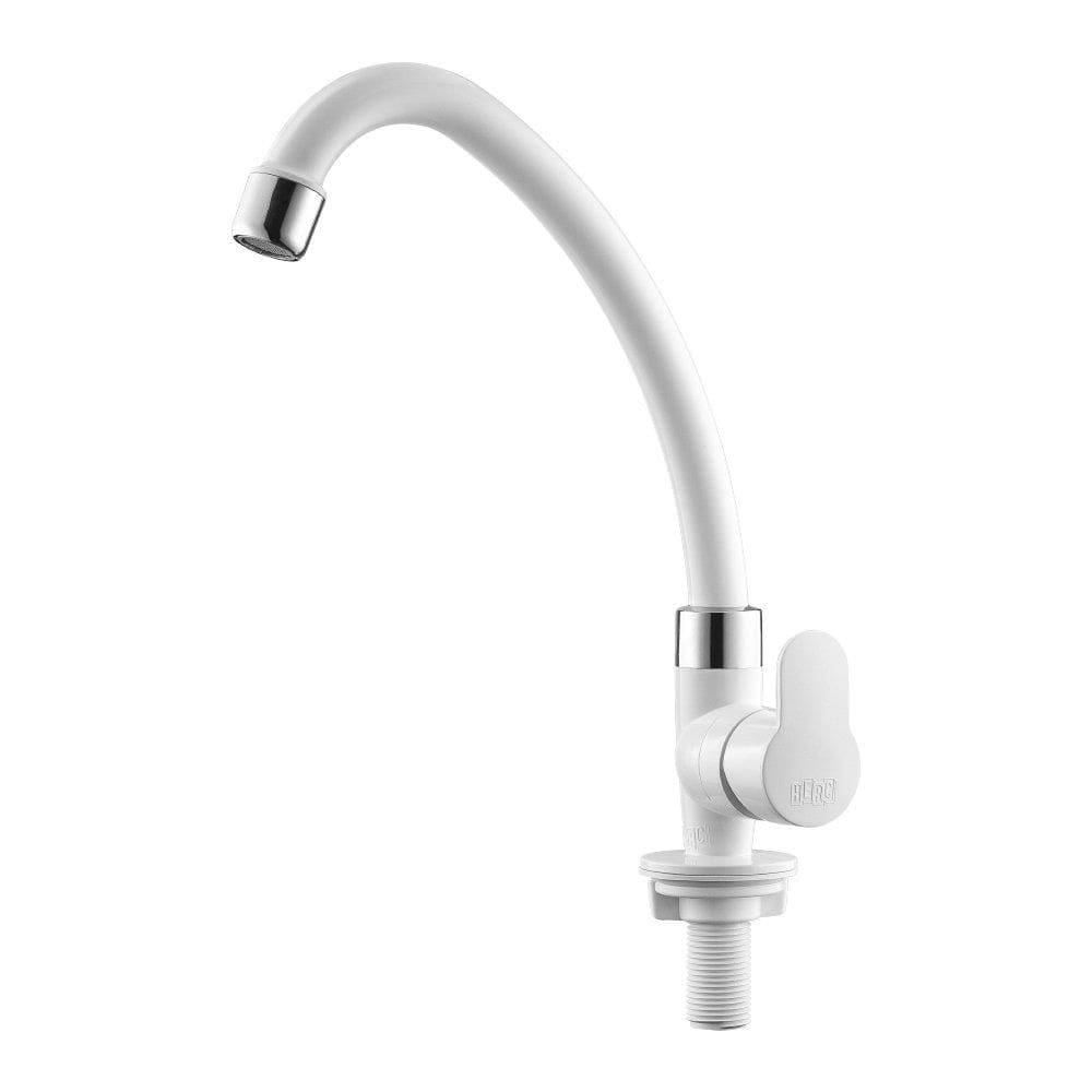 Torneira para Cozinha Herc Tivoli Mesa Bica Móvel Branco/Cromado