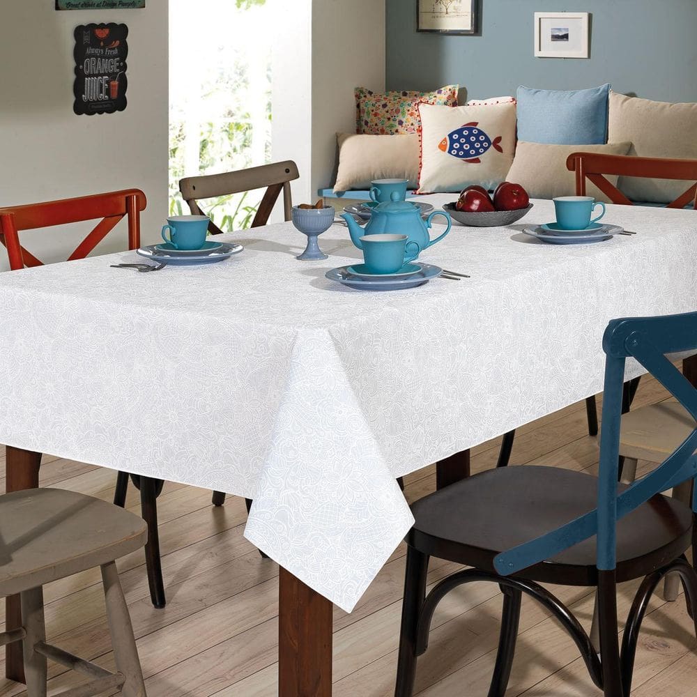 Toalha Centro De Mesa Quadrada Natalino & Estampado Estampas