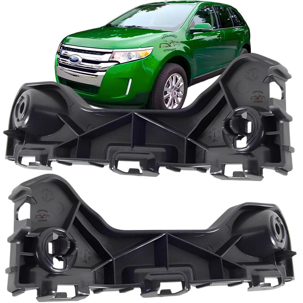 Par 2 Suporte Guia Parachoque Dianteiro Ford Edge