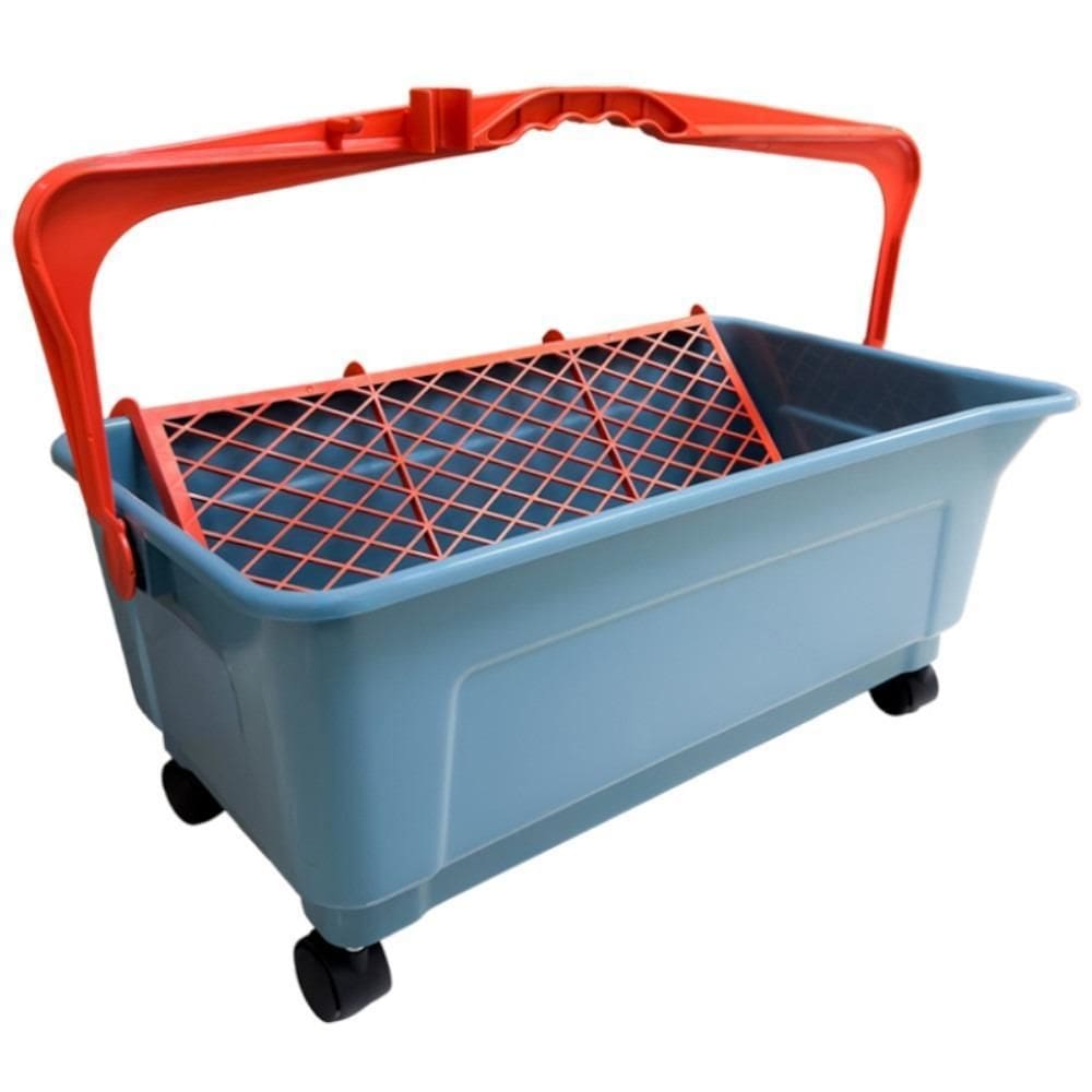 Caçamba Para Pintura 25L Com Rodas Cinza - 0.2833 Compel