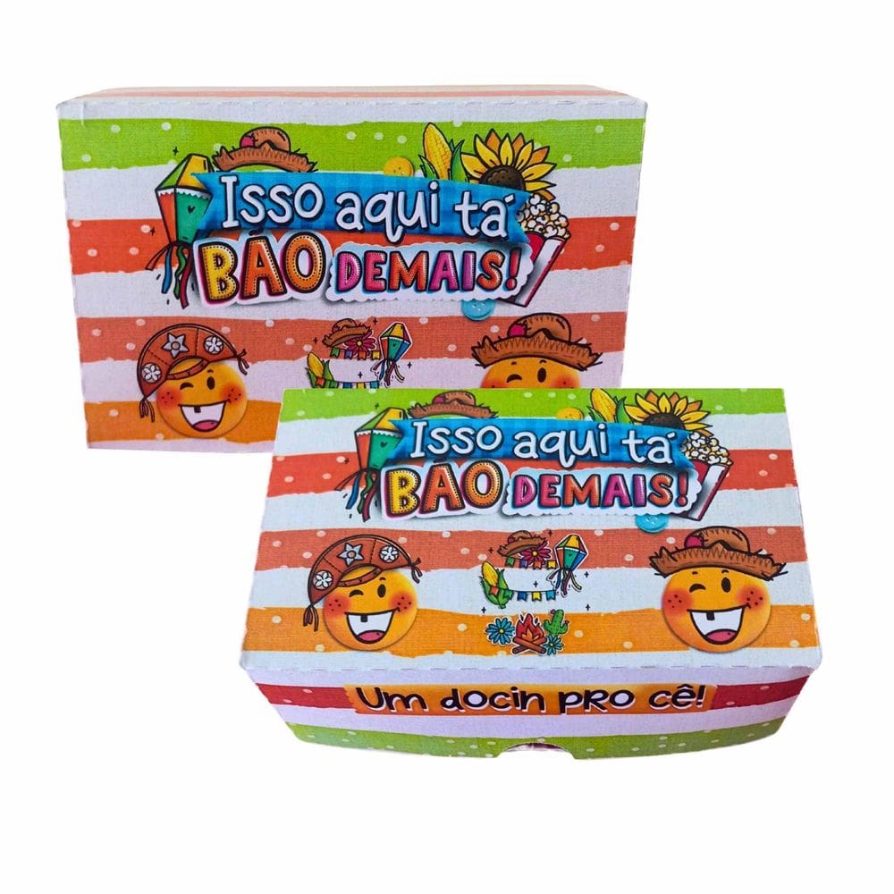 10 Caixinhas Docinho Junina - Isso Aqui Tá Bao Demais