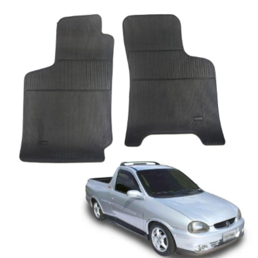 Tapete Borracha Cabine Gm Corsa Pick-Up 1995 Até 2003