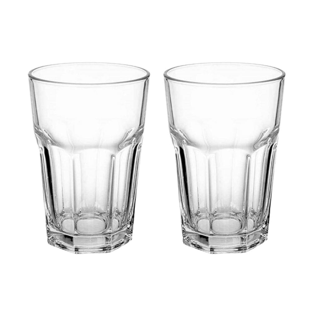 Copos De Vidro Transparente Vitamina 350ml 2 Peças