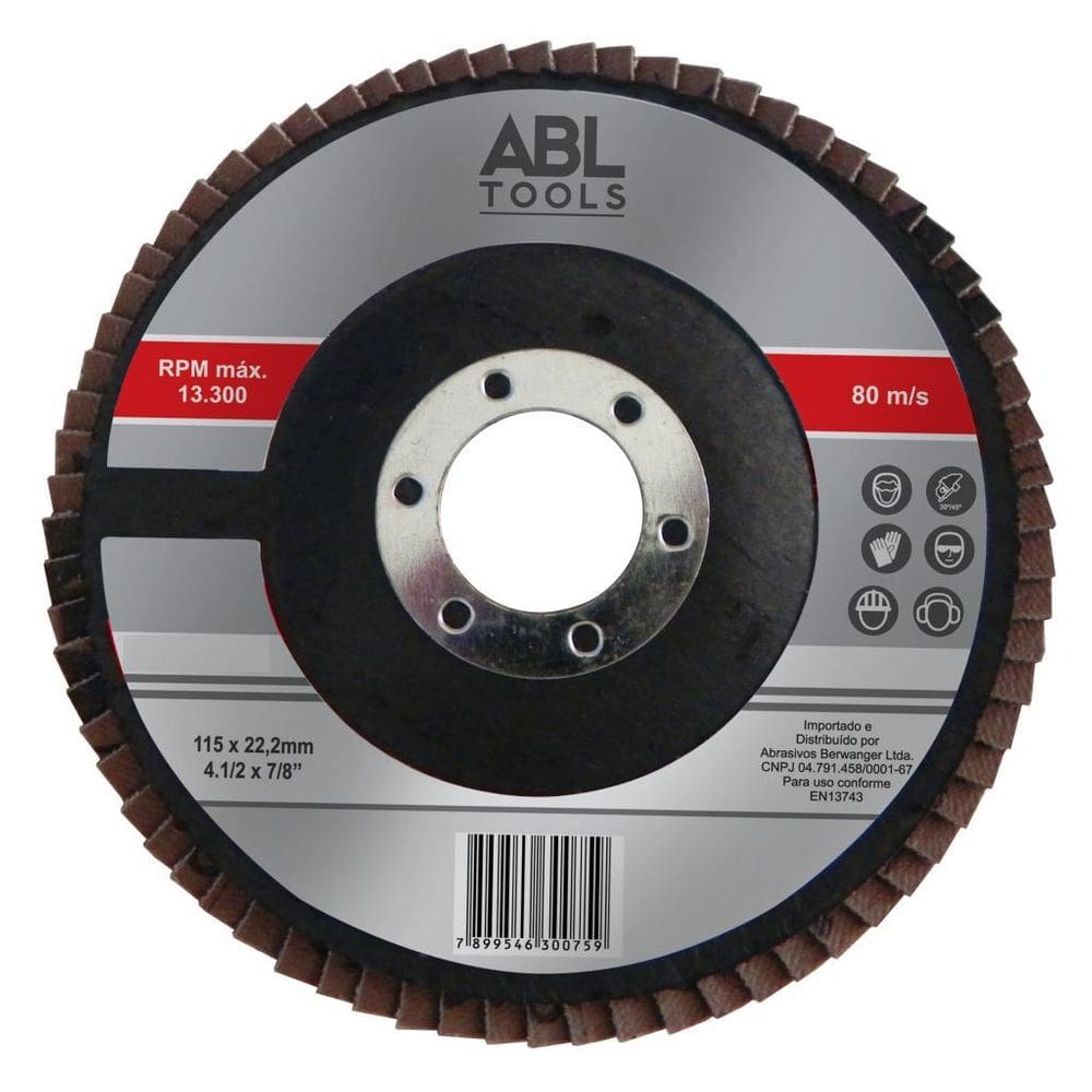 Disco Flap 115Mm G80 - Abl Tools