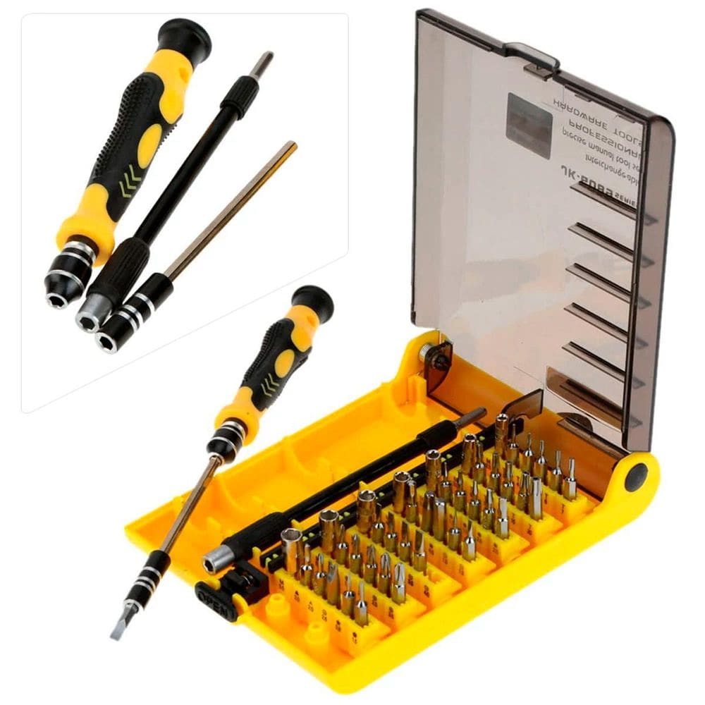 Conjunto Chaves Fenda Precisão 45Em1 Manutenção Pc