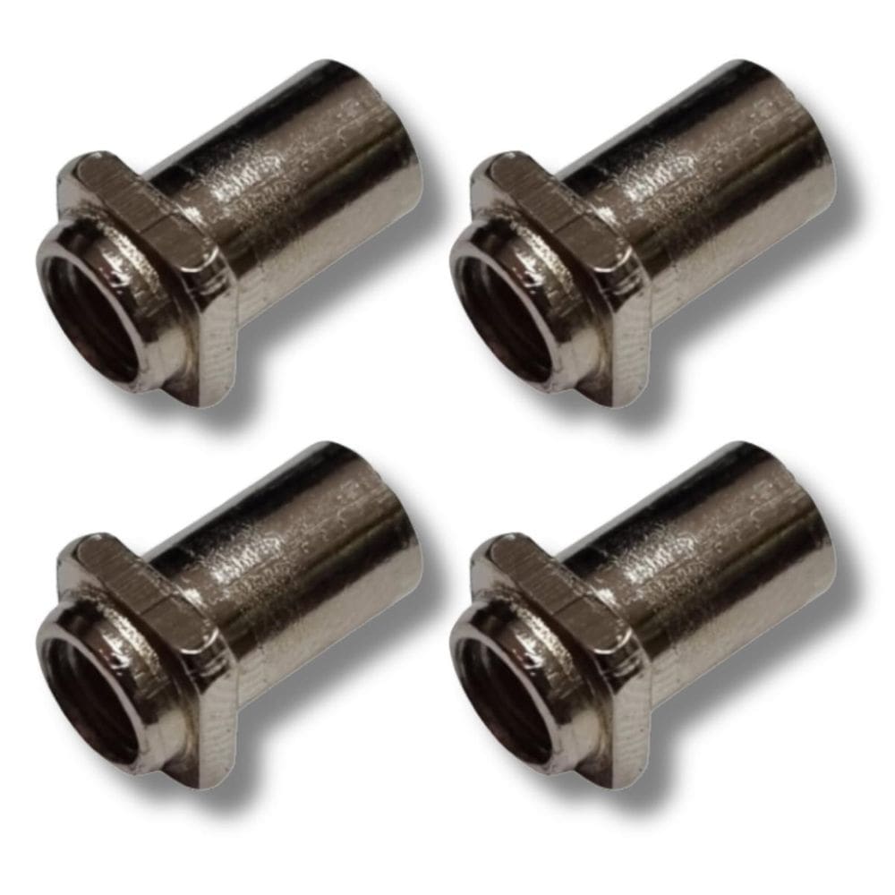 Kit 4 Bucha Afinação Para Canoa Bateria Com Pescoço 6Mm M6