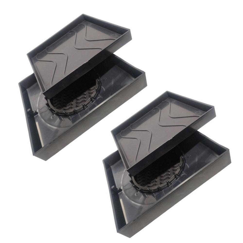 Kit 2 Ralo Oculto 15X15 Invisivel Piso Porcelanato Cinza