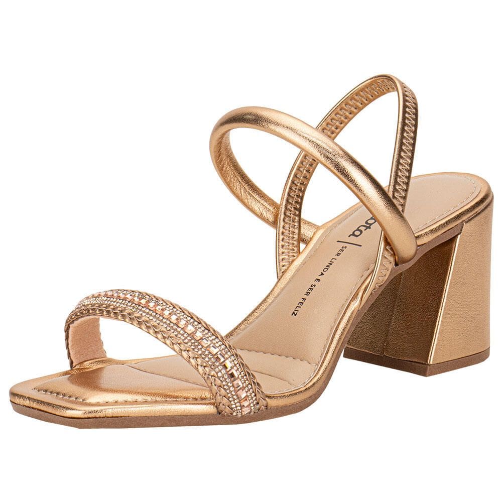 Sandália Feminina Salto Grosso Dakota Y8911