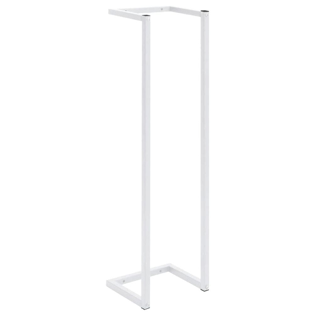 Toalheiro vidaXL Industrial Style montado na parede em aço branco