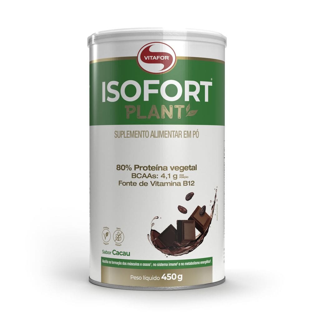 Proteína Vegana Isofort plant (450g) Vitafor