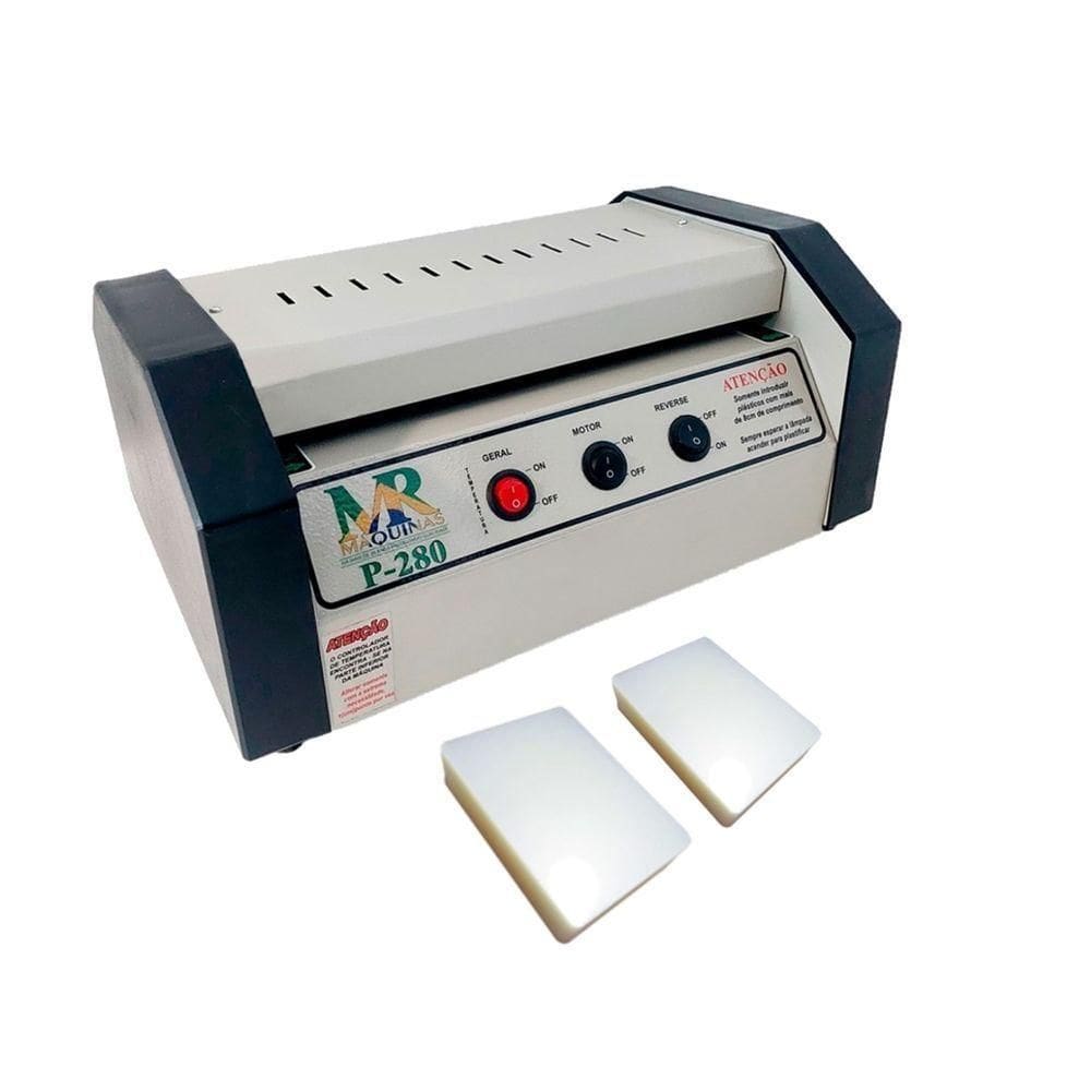 Kit Plastificadora P280 Oficio Polaseal Rg E Cpf 100un 110v