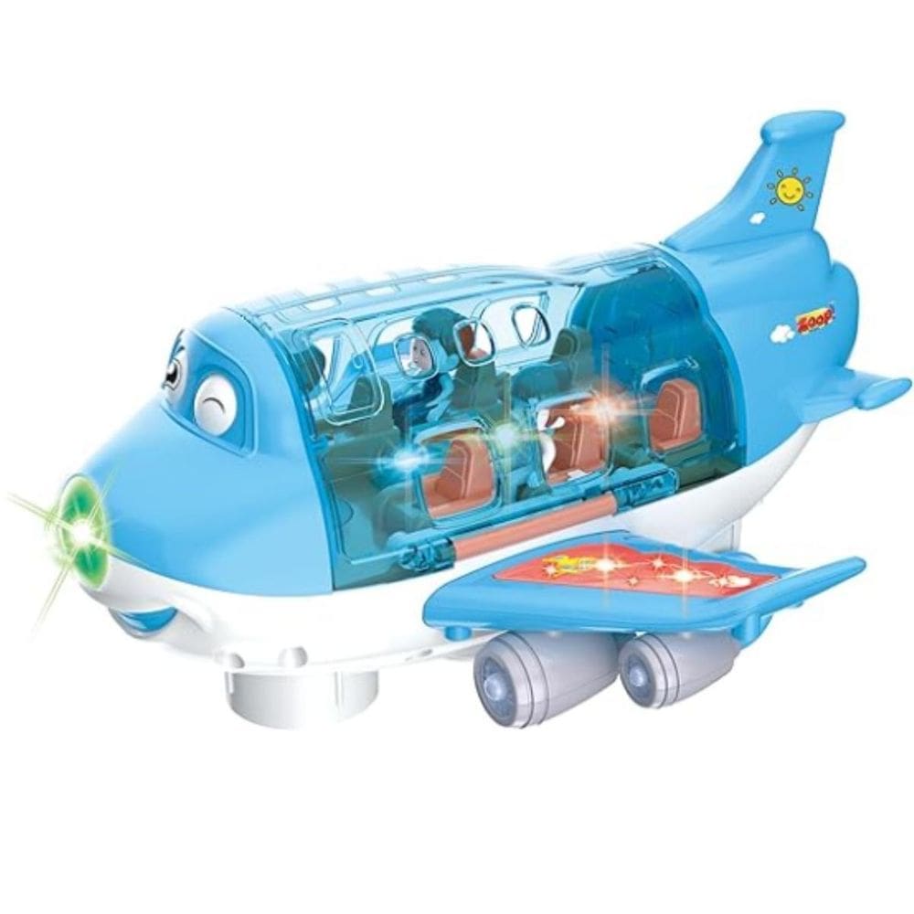 Brinquedo Masculino Educativo Azul Avião Infantil Acessórios