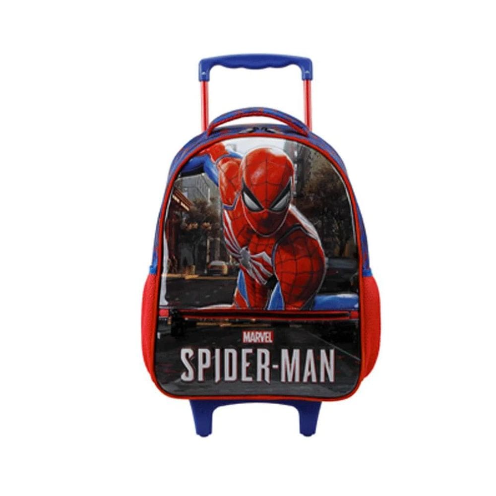 Mochila De Rodinha 14 Spider Man 11671 Artigo Escolar