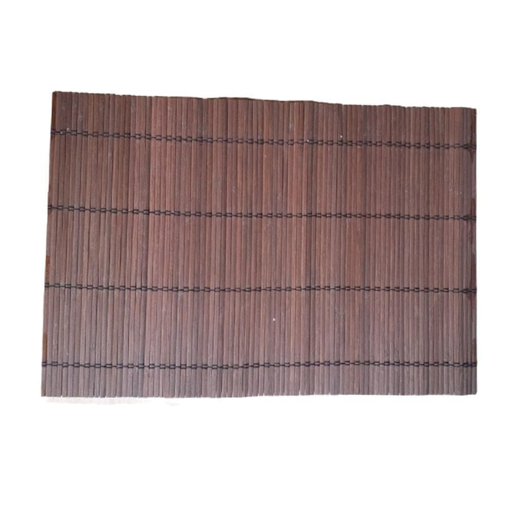 Jogo Americano De Bambu De Cozinha 30 Cm X 40 Cm Com 4 Peças