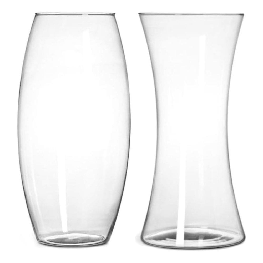 Vaso Romeu Julieta Conjunto Com 2 -21X12 Cm-Decoração