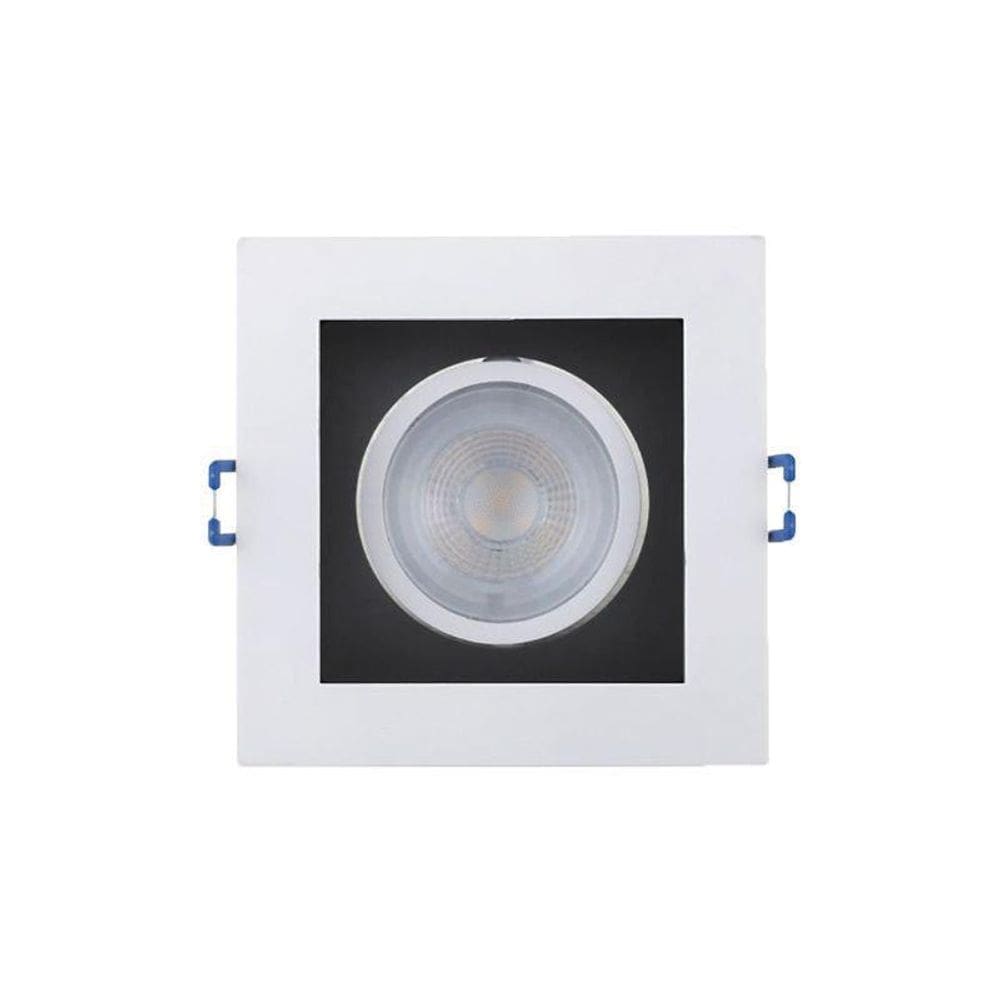 Spot Led Frame Embutir Quadrado Recuado 6500K Luz Fria 5W Ta