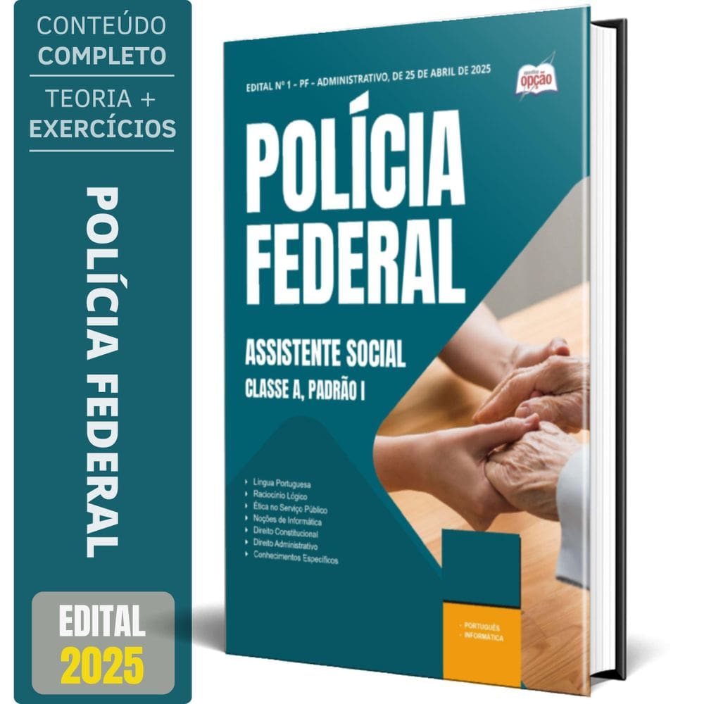 Apostila Polícia Federal Pf 2025 Assistente Social Classe A,