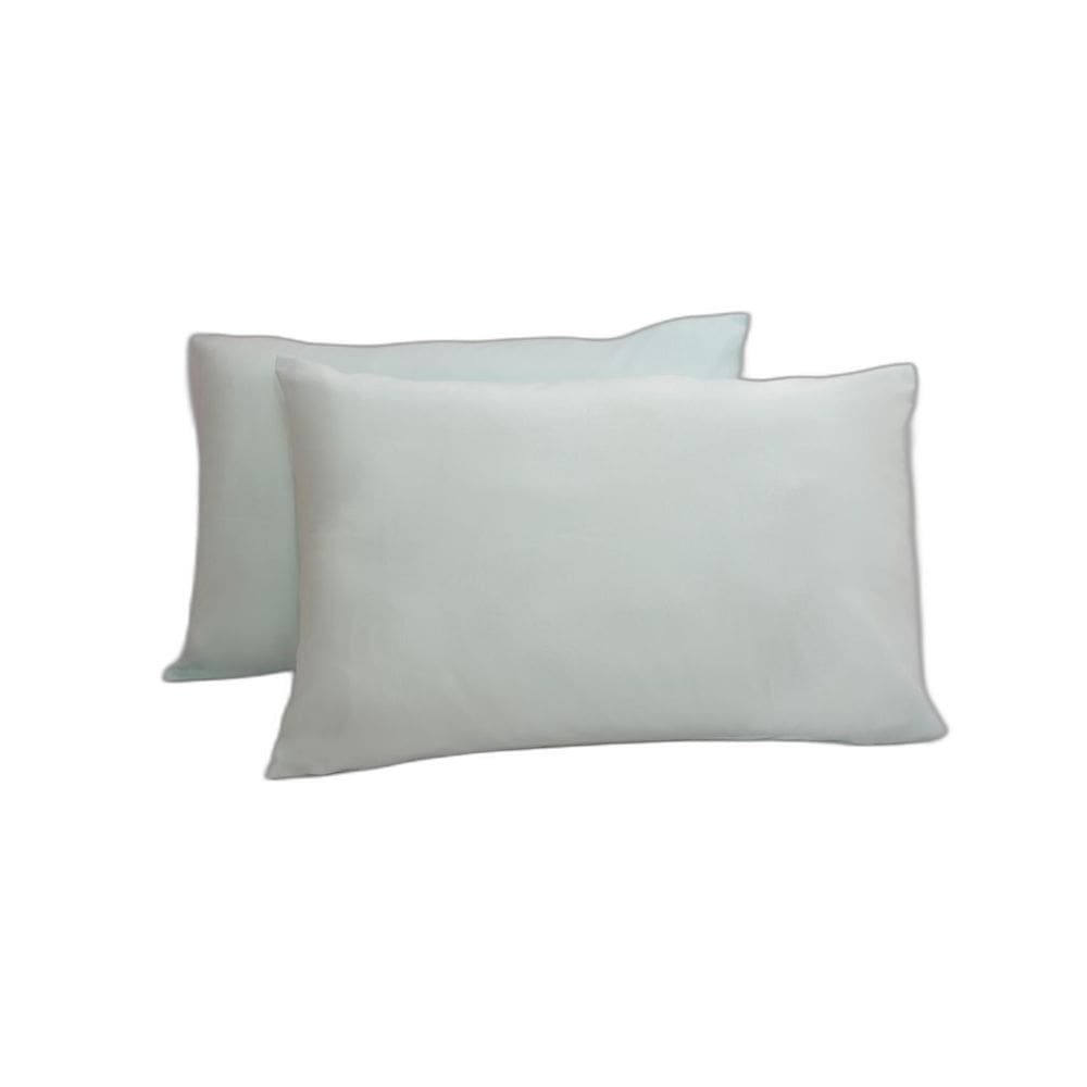 04 Fronhas 50X70Cm 100% Algodão Percal 200Fios Verde Agua