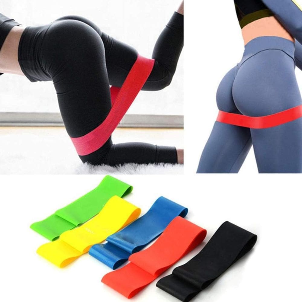 5 Elásticos Treino Exercícios Faixa Elástica Fisioterapia