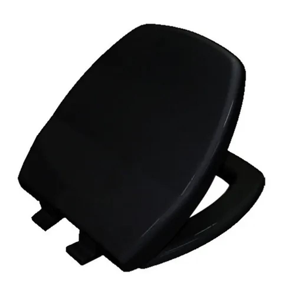 Assento Sanitário Valentina Preto Soft Close - Santamarina