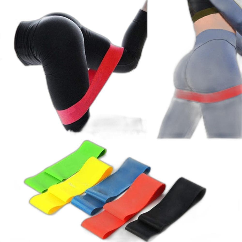 5 Elásticos Treino Exercícios Faixa Elástica Fisioterapia