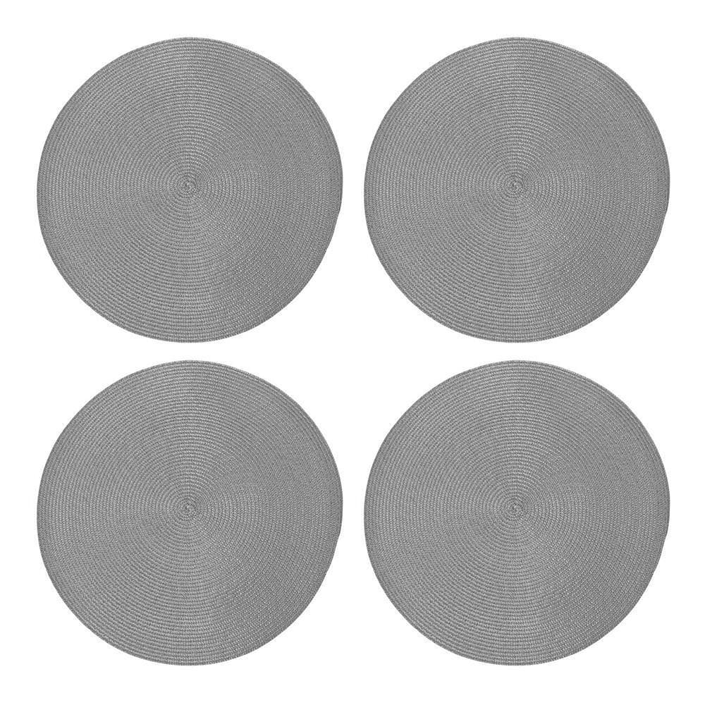 Jogo Americano 4 Peças Alegro Prata - Casambiente Jgam027