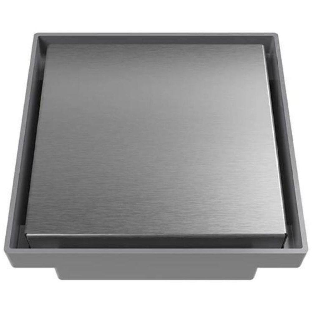 Ralo Oculto Quadrado Astra Roc10I 10Cm Inox Escovado