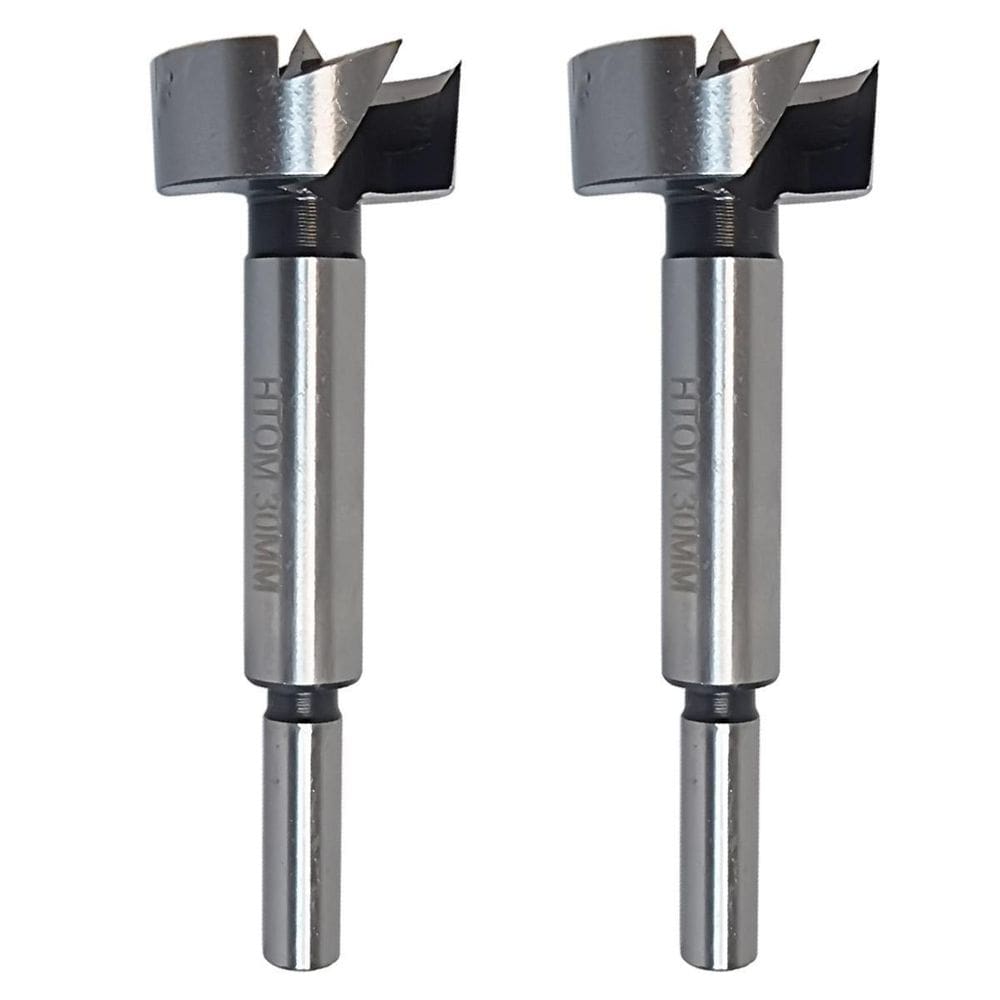 Kit 2 Broca Forstner 30Mm Furadeira Madeira Dobradiça Caneco