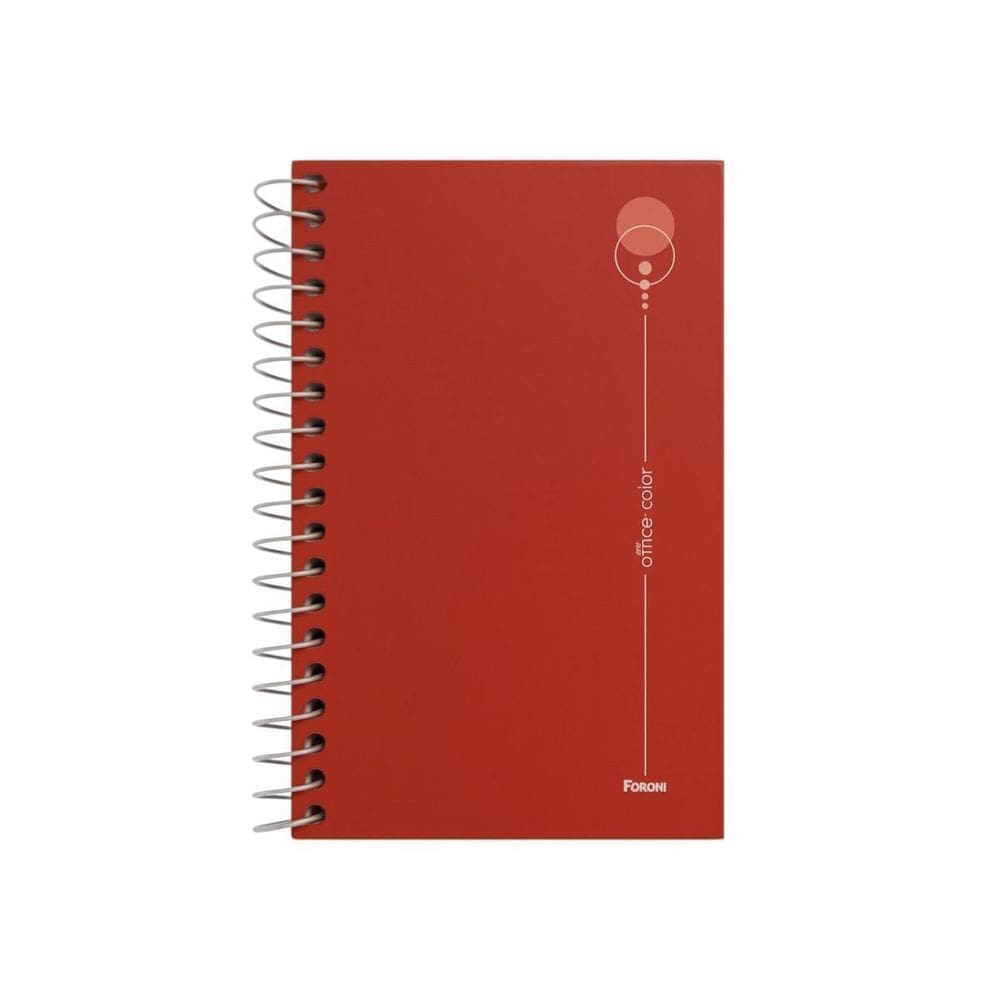 Caderneta Anotações 1/8 80F Office Color Salmão Foroni