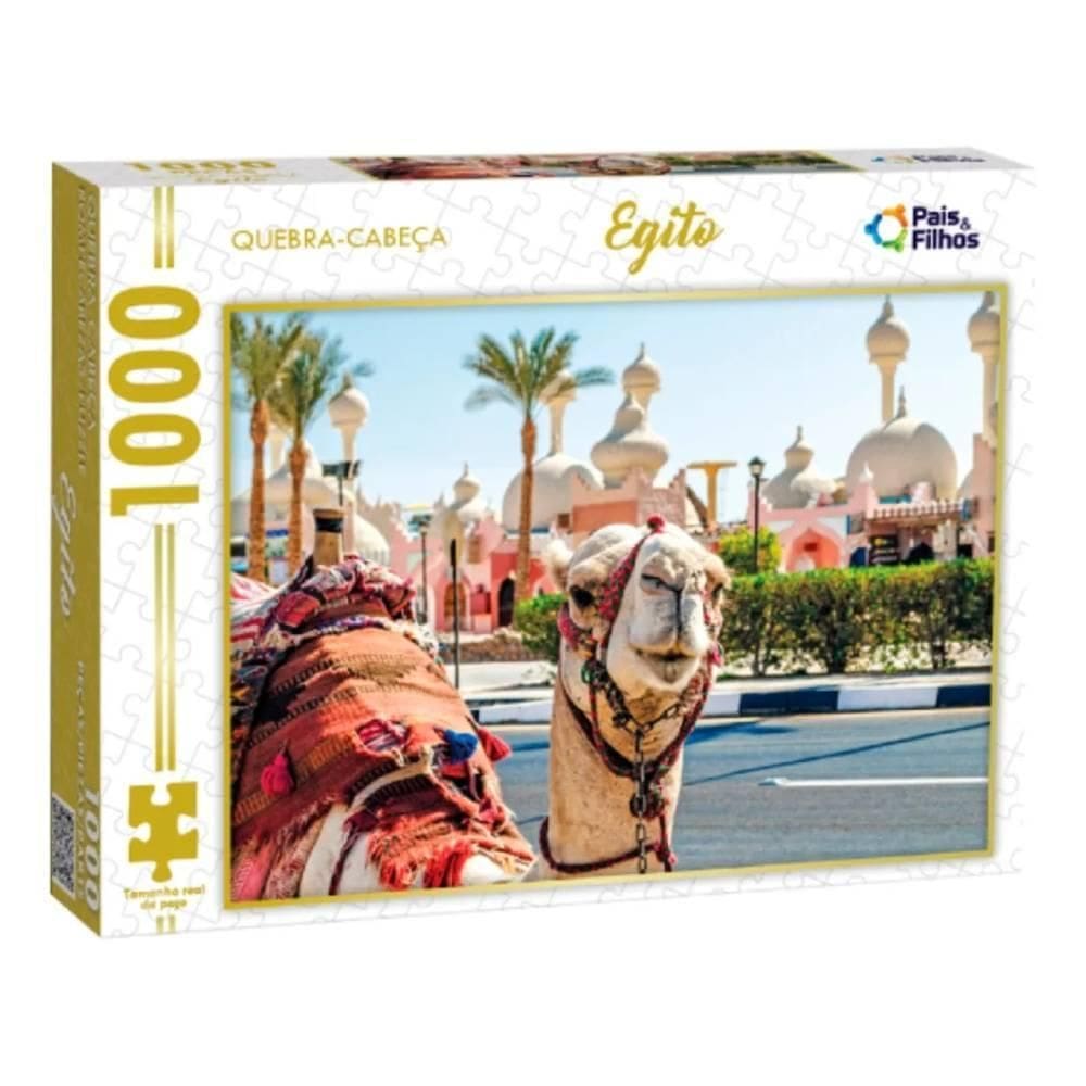 Quebra-Cabeça - 1000 Peças - Egito - Pais E Filhos