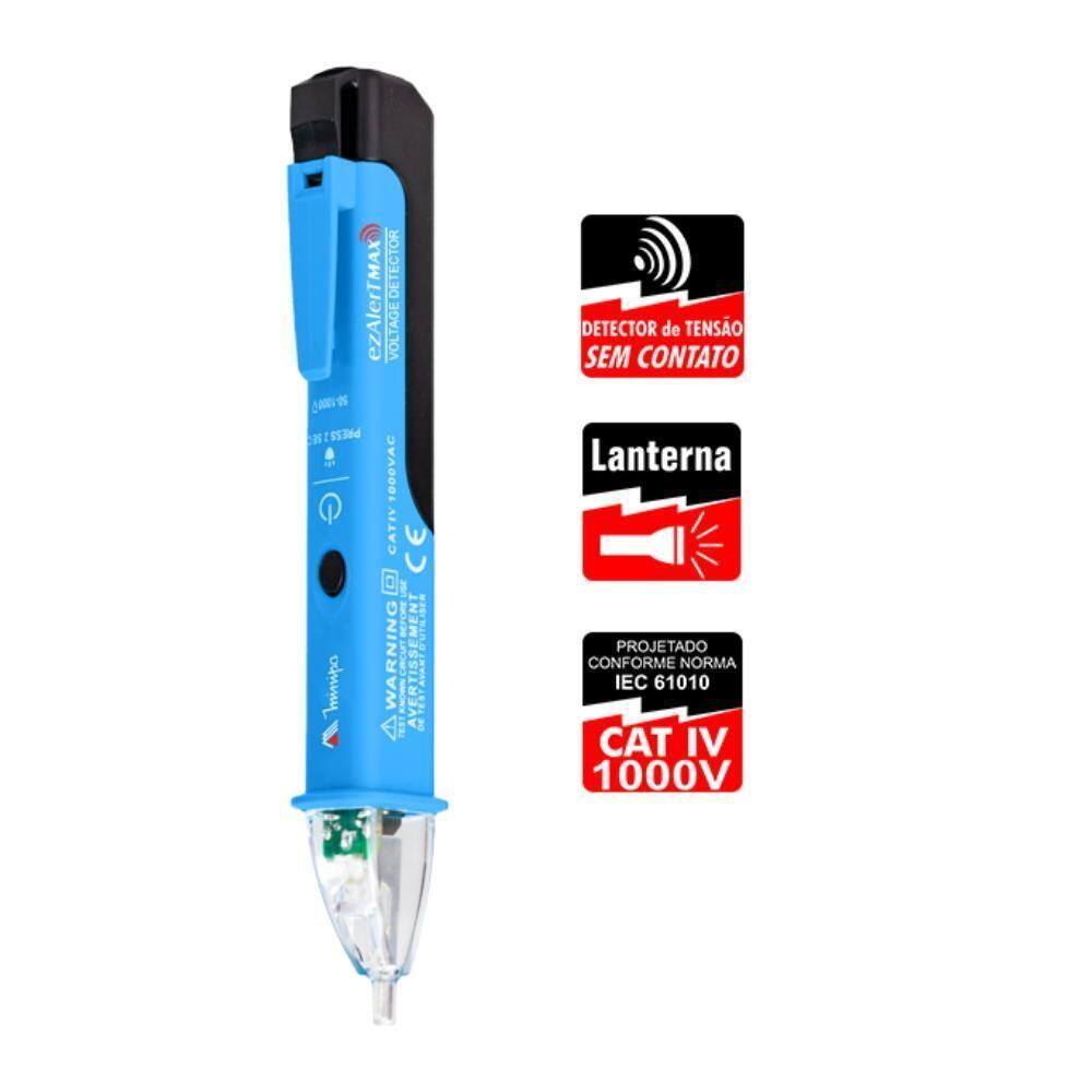 Detector De Tensao Minipa Ezalert Max
