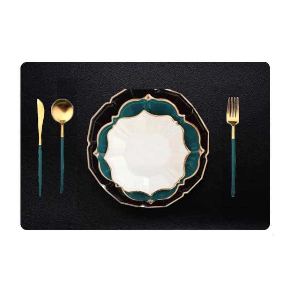 Kit 14 Peças Jogo Americano Mesa Posta Sousplat Retangular