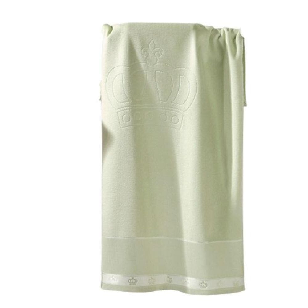 Toalha De Banho Para Bordar Baby Classic  Coroa Verde