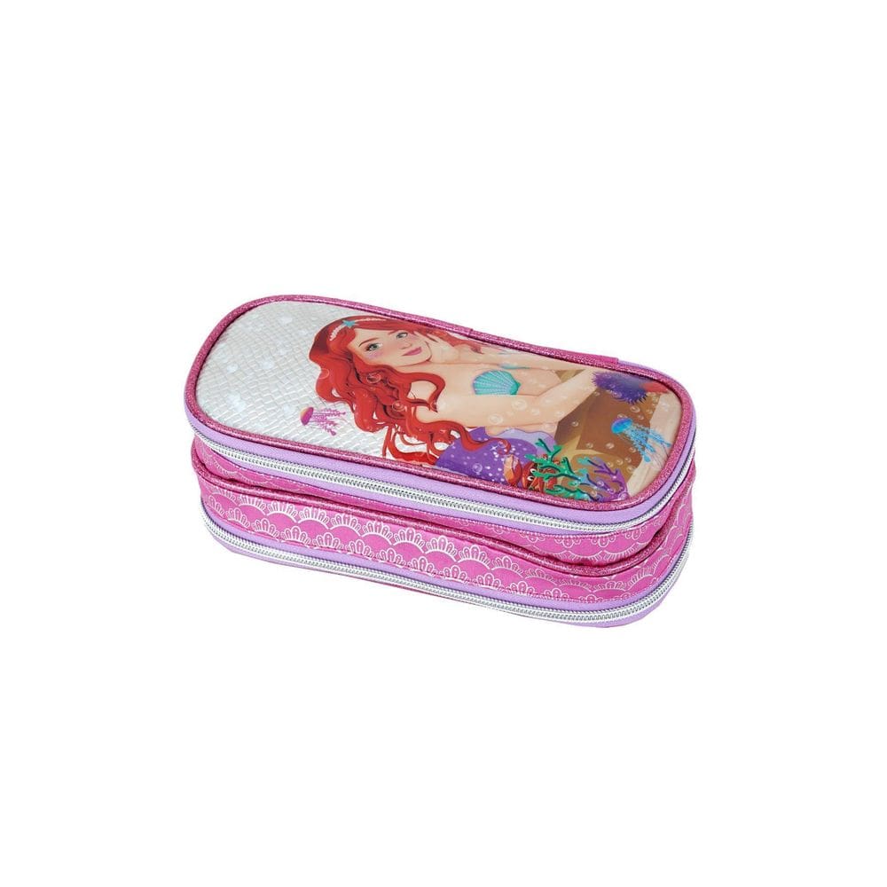 Estojo Escolar Penal Sereia Luxo 3D