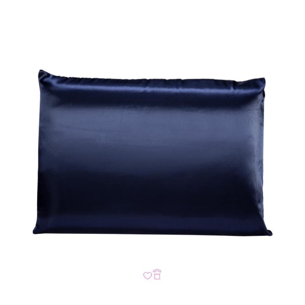 Fronha De Cetim Avulsa Antifrizz 50X70 Cabelo - Azul Marinho