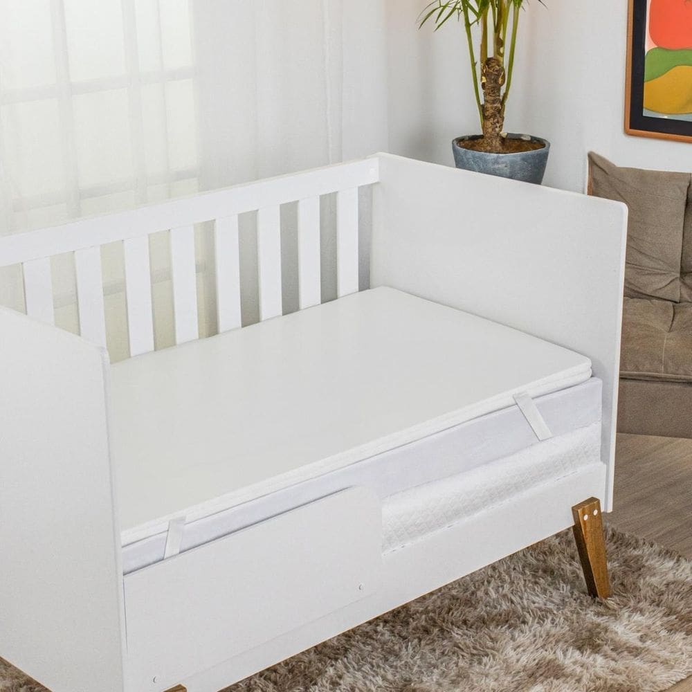 Pillow Top De Berço Espuma D18 De Alta Memória Ergonômico