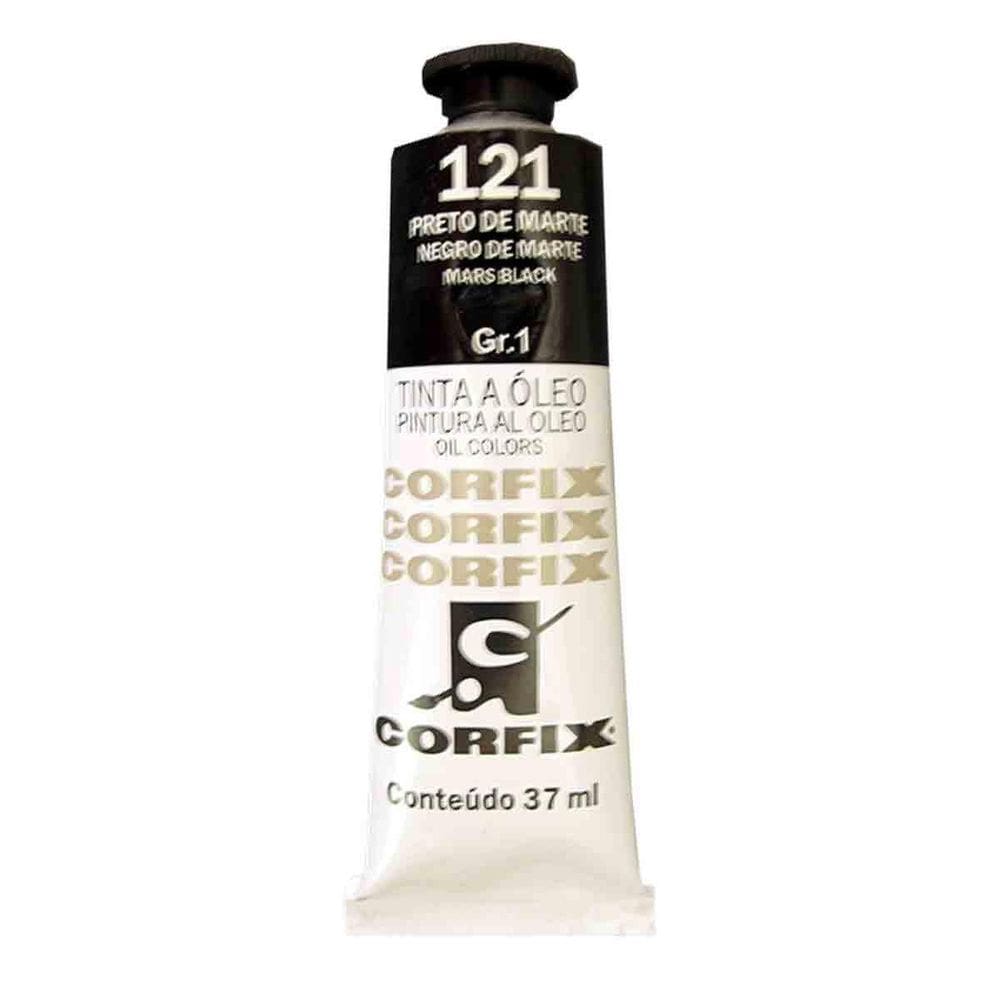 Tinta Óleo Corfix G1 121 Preto De Marte 37Ml