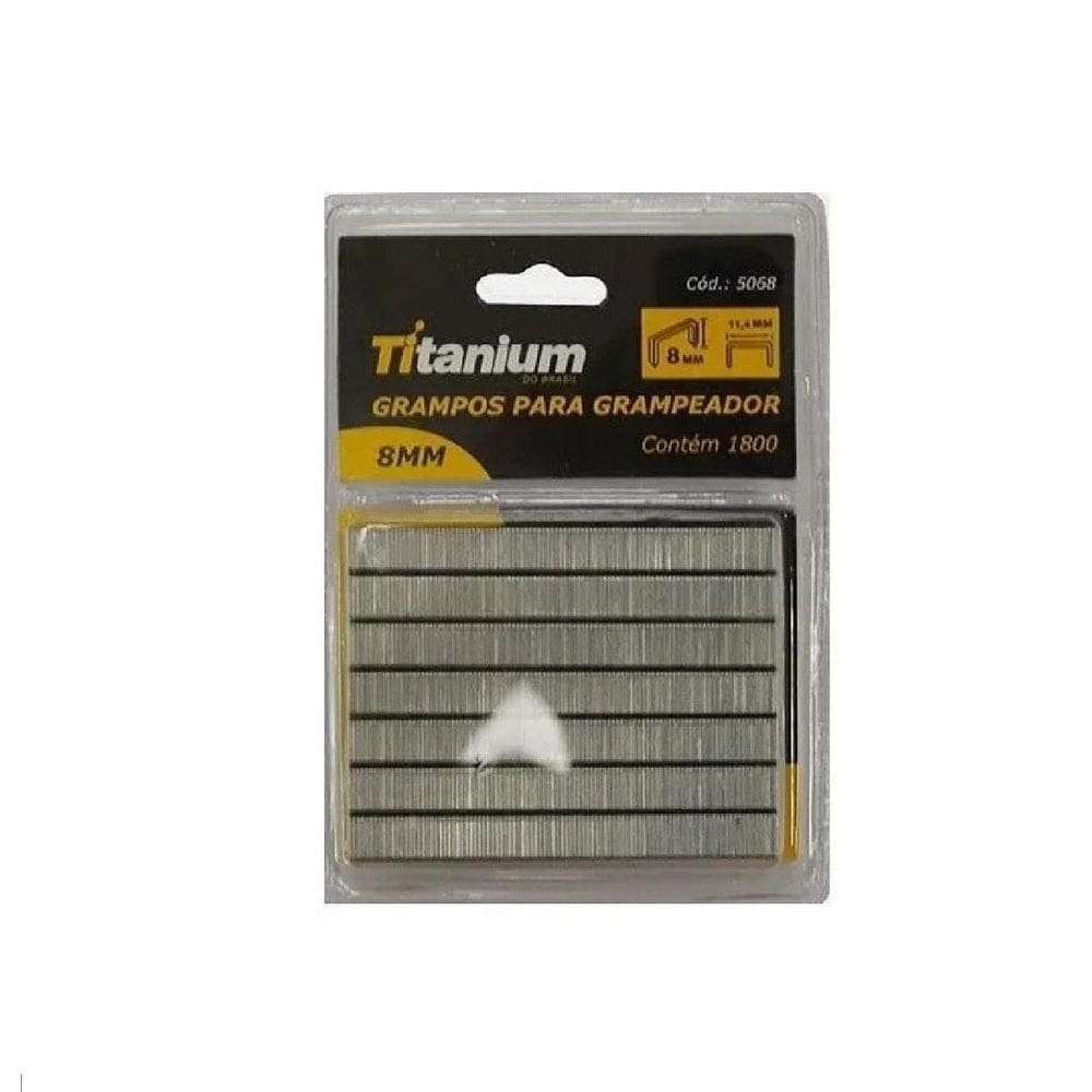 Grampo Grampeador 8,0Mm 05068 Titanium Unic Unic Unic S D
