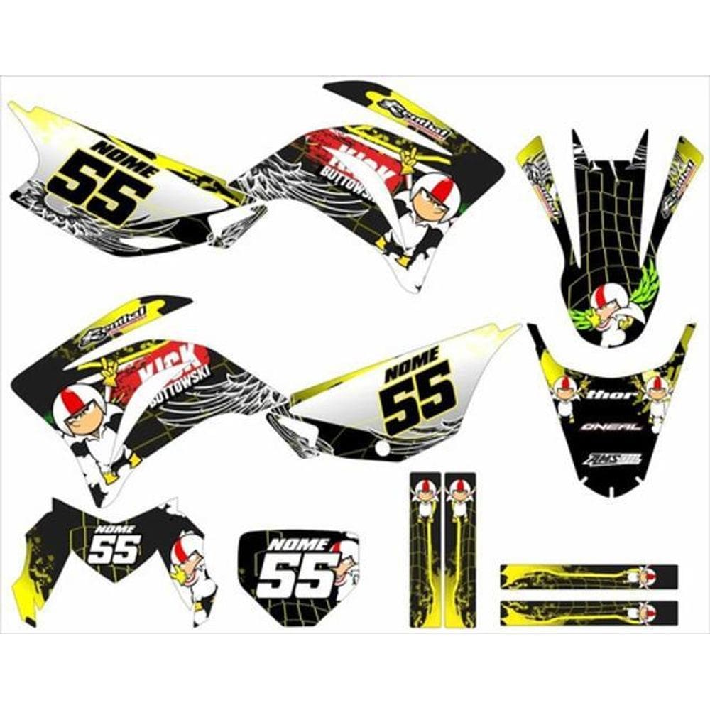 Adesivos Moto Trilha Xtz 250 Lander 20Mm Personalizado Lm103