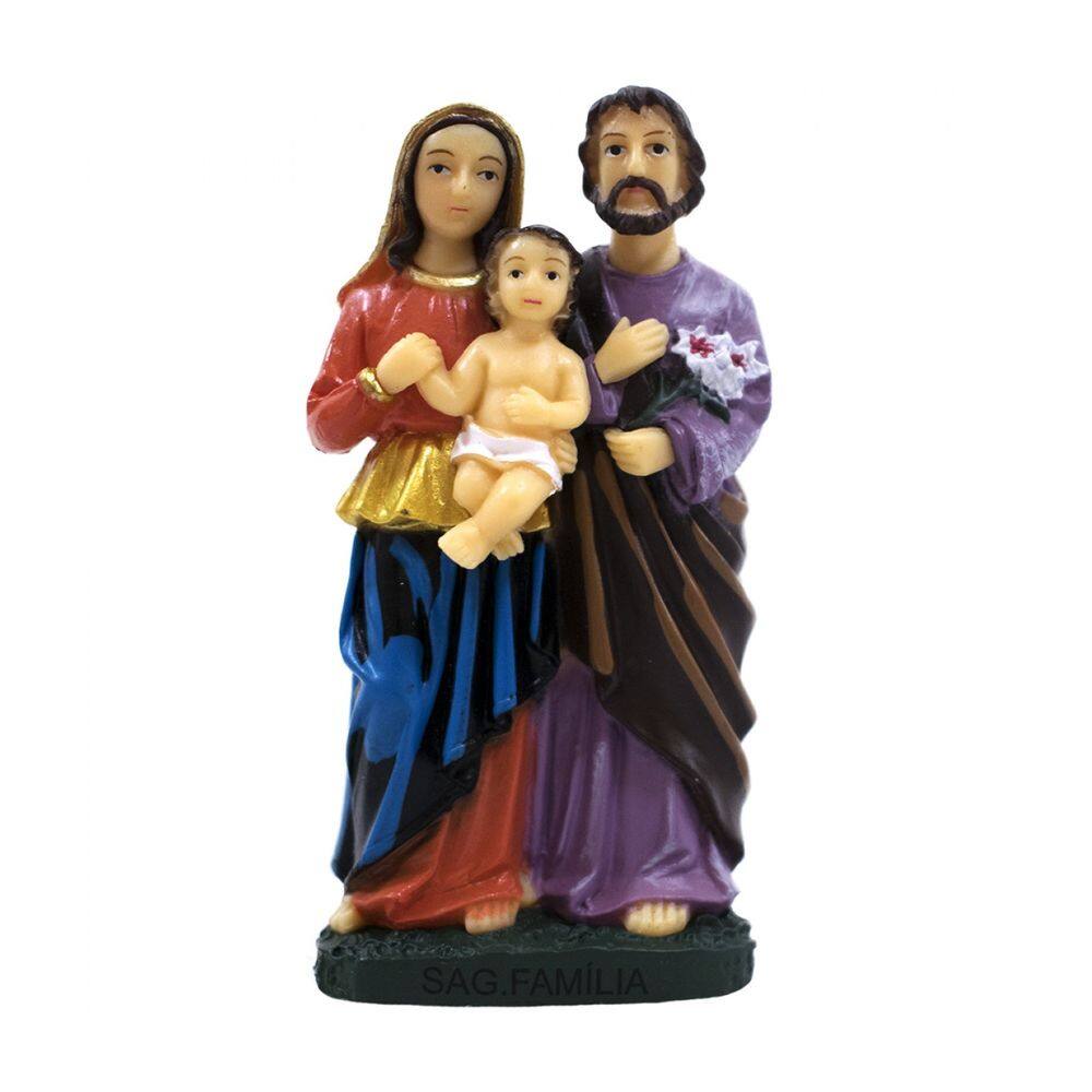 Sagrada Família 8cm - Enfeite Resina