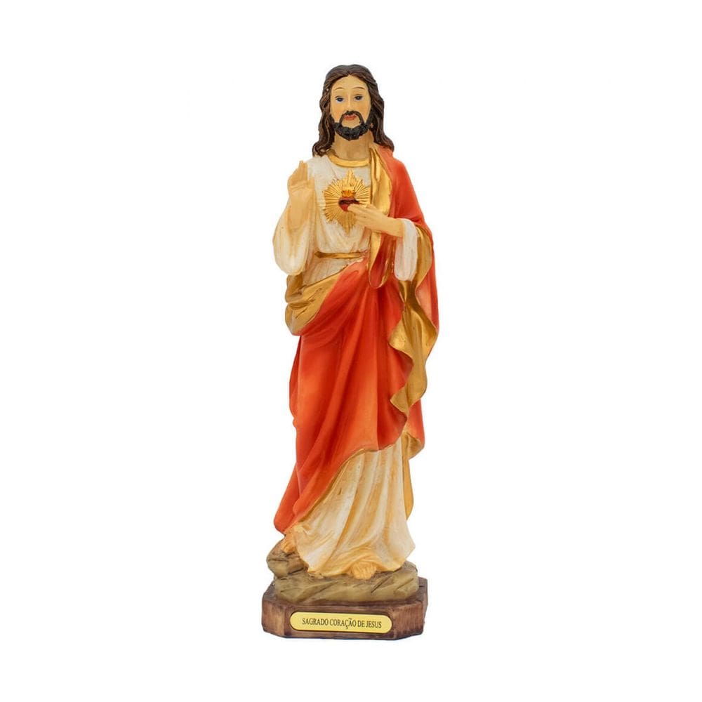 Sagrado Coração De Jesus 22.5cm - Enfeite Resina